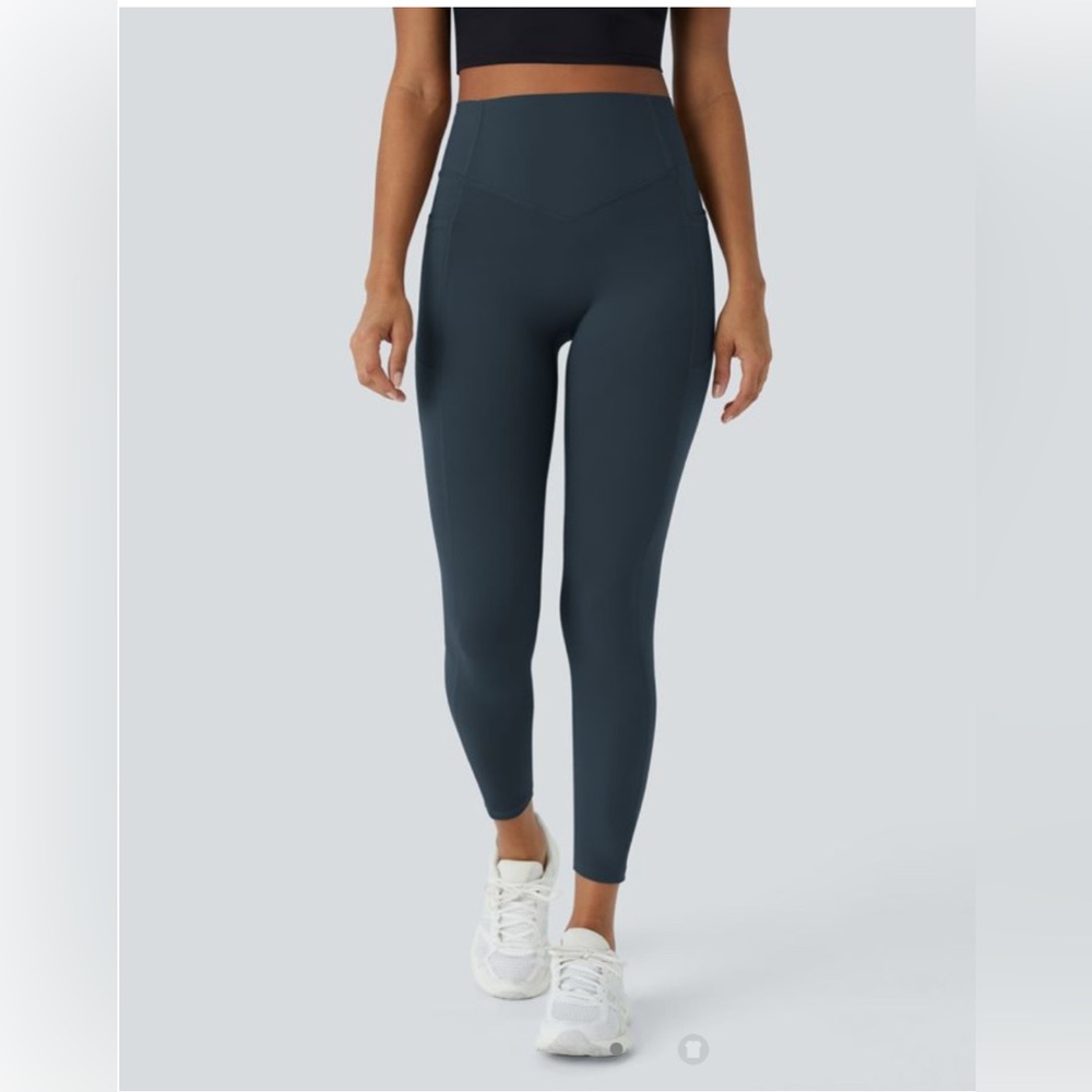 Halara leggings so cinched tummy control Carbon size Medium set of 2
